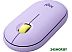 Мышь Logitech M350 Pebble (лавандовый)