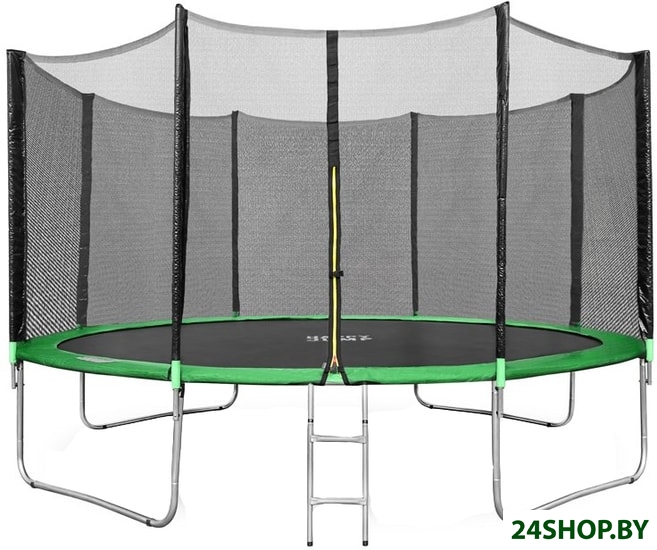 Батут Happy Jump 14ft Pro (435 см) (с внешней сеткой и лестницей) Батут Happy Jump 14ft Pro (435 см) (с внешней сеткой и лестницей)