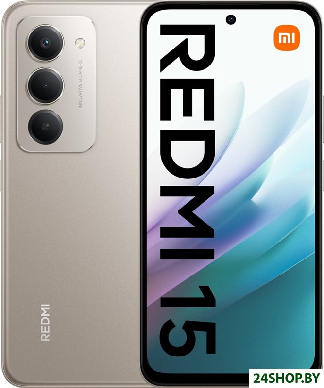 Телефон Xiaomi Redmi 15 4G 6GB/128GB международная версия (титановый) Телефон Xiaomi Redmi 15 4G 6GB/128GB международная версия (титановый)