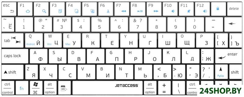 Клавиатура Jet.A SlimLine K7 BT (белый) Клавиатура Jet.A SlimLine K7 BT (белый)
