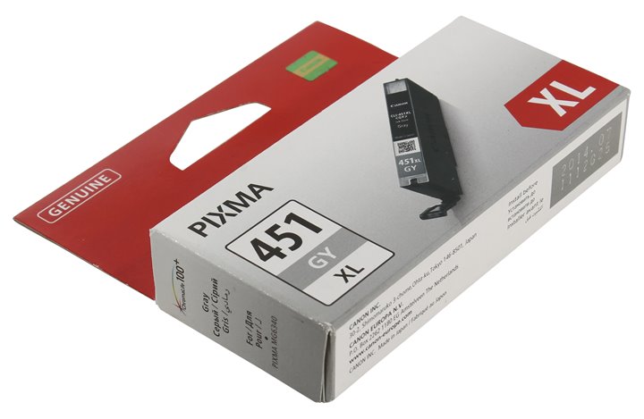 Чернильница Canon CLI-451GY XL Gray Чернильница Canon CLI-451GY XL Gray