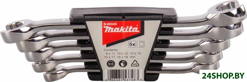 Набор ключей Makita B-65545 (5 предметов) Набор ключей Makita B-65545 (5 предметов)