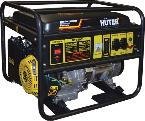 Бензиновый генератор HUTER DY6500LX Бензиновый генератор HUTER DY6500LX