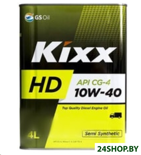 Моторное масло Kixx HD 10W-40 4л Моторное масло Kixx HD 10W-40 4л