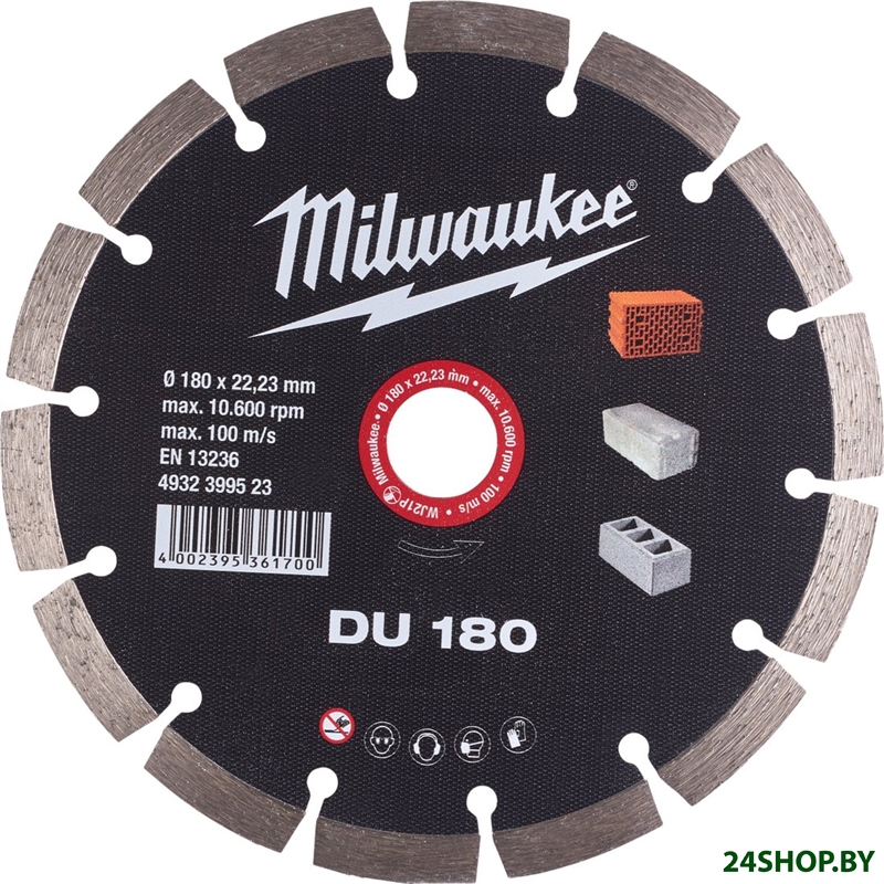 Отрезной диск алмазный Milwaukee DU 4932399523 Отрезной диск алмазный Milwaukee DU 4932399523