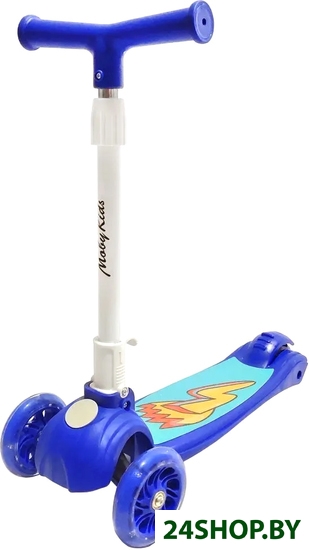 Самокат Moby Kids Fly 64695 (синий) Самокат Moby Kids Fly 64695 (синий)