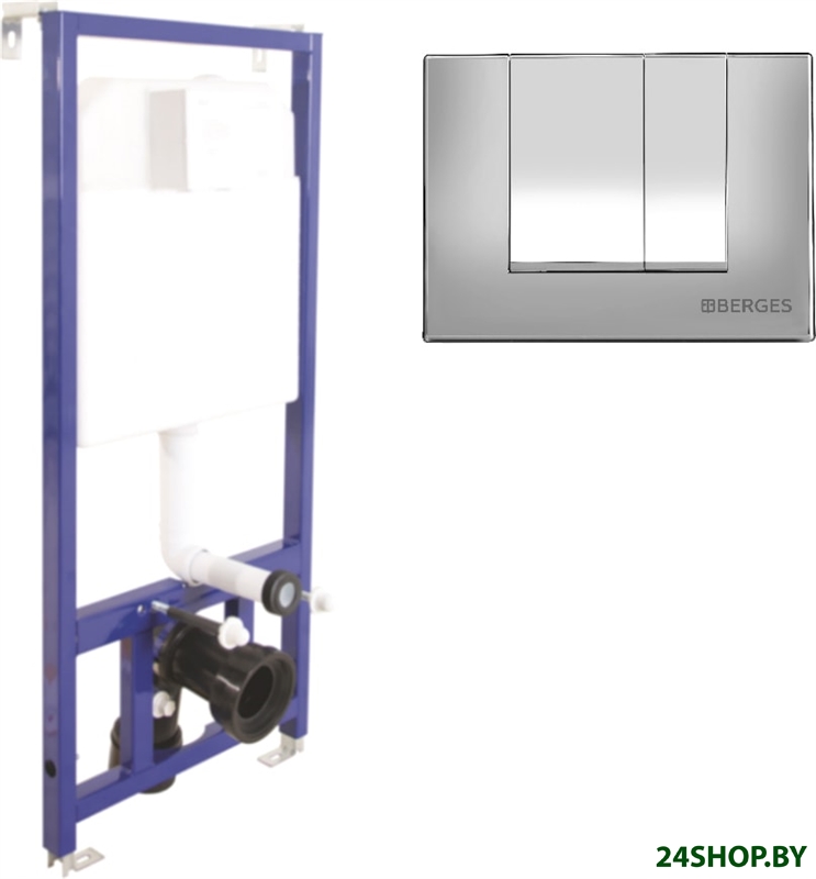 Инсталляция для унитаза Berges Wasserhaus Novum 525 S2 040000+040042 Инсталляция для унитаза Berges Wasserhaus Novum 525 S2 040000+040042