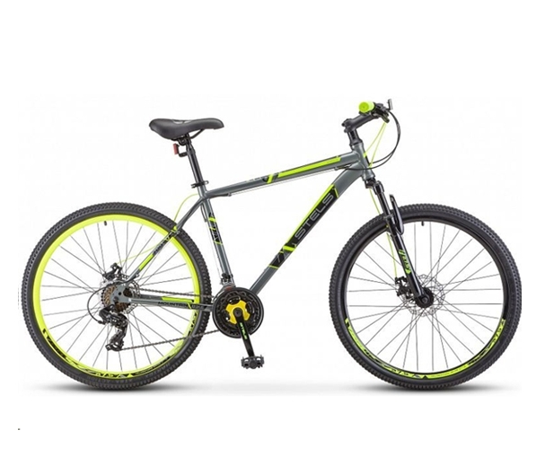 Велосипед STELS Navigator 700 V 27.5 F020 (17.5, серый/желтый) Велосипед STELS Navigator 700 V 27.5 F020 (17.5, серый/желтый)