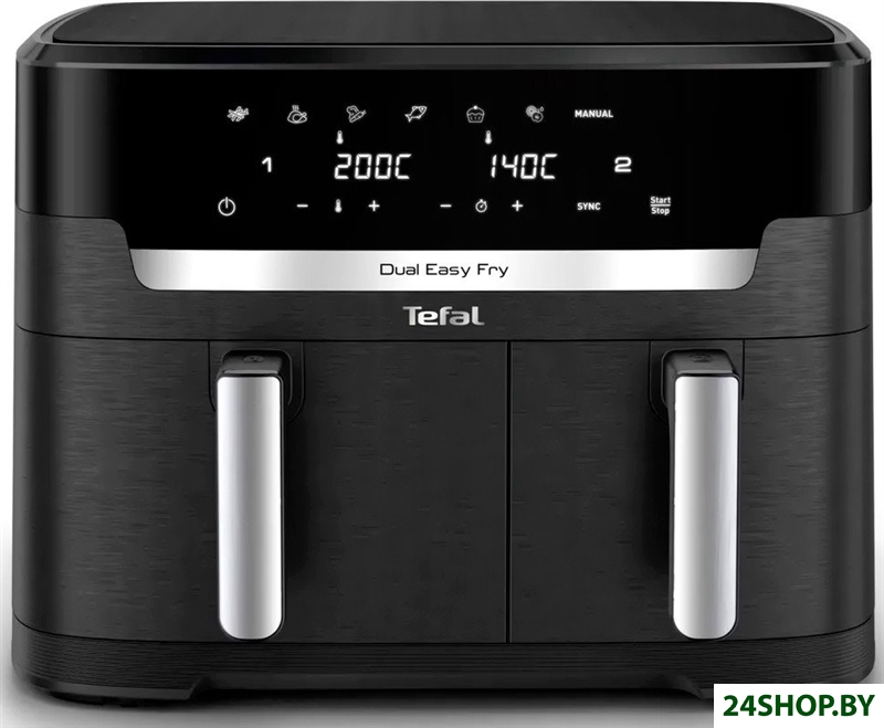 Аэрогриль (аэрофритюрница) Tefal Dual Easy Fry EY9428E0 Аэрогриль (аэрофритюрница) Tefal Dual Easy Fry EY9428E0
