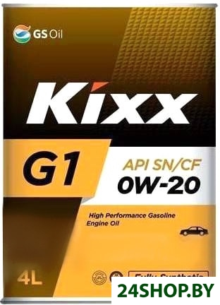 Моторное масло Kixx G1 0W-20 4л Моторное масло Kixx G1 0W-20 4л