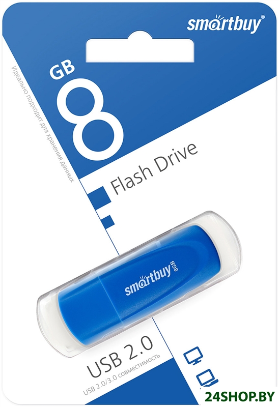 USB Flash SmartBuy Scout 8GB (синий) USB Flash SmartBuy Scout 8GB (синий)