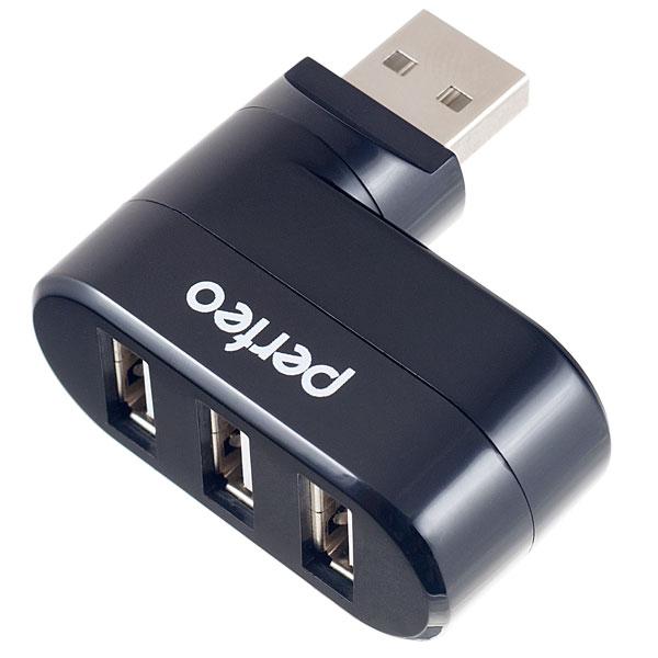 USB-хаб Perfeo PF-VI-H024 (черный) USB-хаб Perfeo PF-VI-H024 (черный)