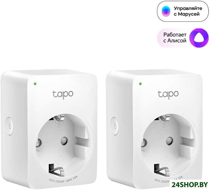 Умная розетка TP-Link Tapo P100 (2 шт) Умная розетка TP-Link Tapo P100 (2 шт)