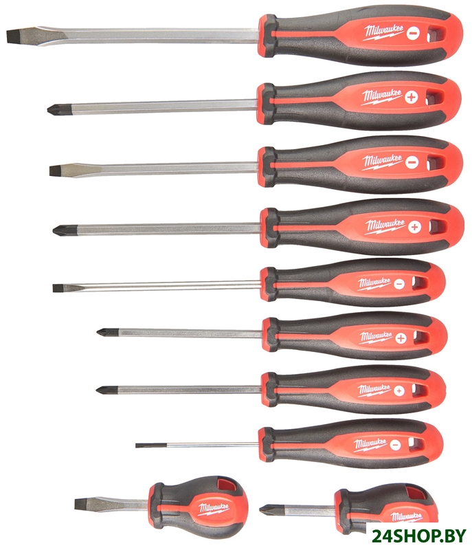 Набор отверток Milwaukee 4932471808 (10 предметов) Набор отверток Milwaukee 4932471808 (10 предметов)