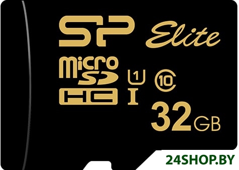 Карта памяти Silicon Power Elite Gold microSDHC SP032GBSTHBU1V1GSP 32GB (с адаптером) Карта памяти Silicon Power Elite Gold microSDHC SP032GBSTHBU1V1GSP 32GB (с адаптером)