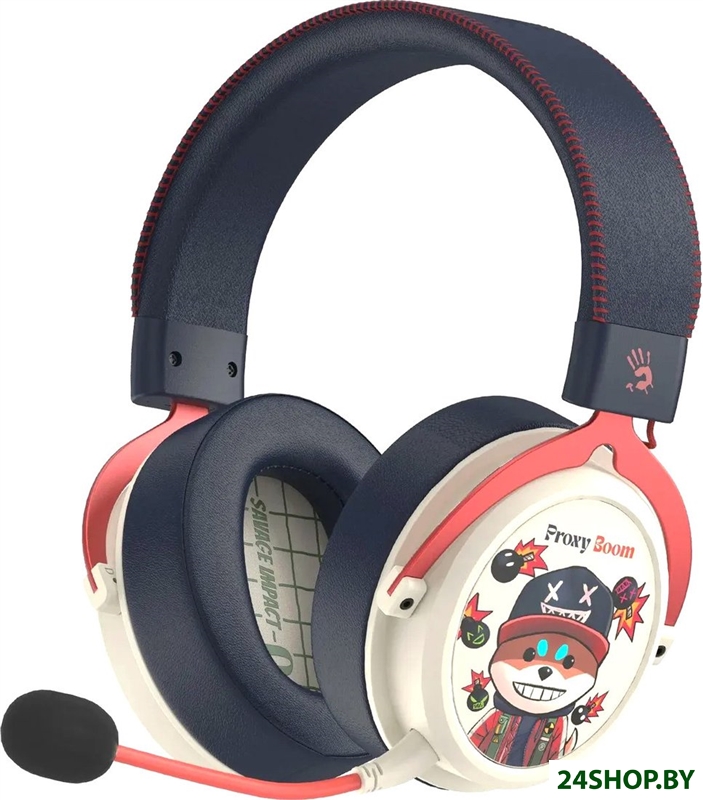 Наушники A4Tech Bloody MR595 Proxy Boom (бежевый) Наушники A4Tech Bloody MR595 Proxy Boom (бежевый)