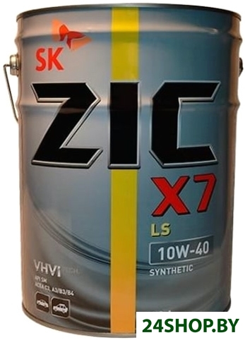 Моторное масло ZIC X7 LS 10W-40 20л Моторное масло ZIC X7 LS 10W-40 20л