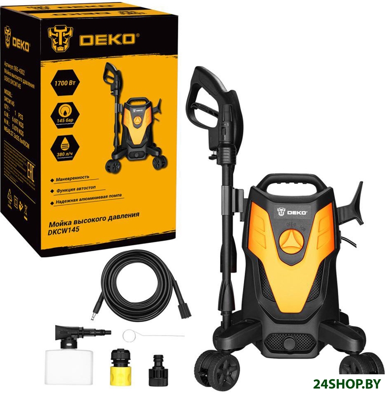 Мойка высокого давления Deko DKCW145 065-4302 Мойка высокого давления Deko DKCW145 065-4302