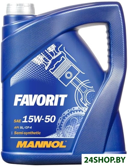 Моторное масло Mannol Favorit 15W-50 5л Моторное масло Mannol Favorit 15W-50 5л
