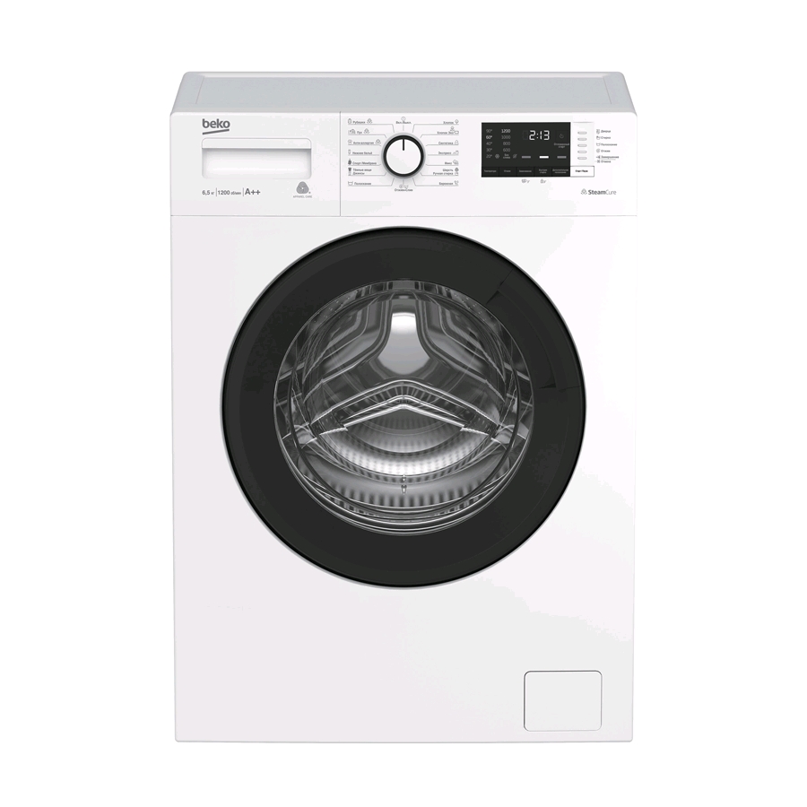 Стиральная машина Beko SteamCure WSRE6H612ZAW Стиральная машина Beko SteamCure WSRE6H612ZAW