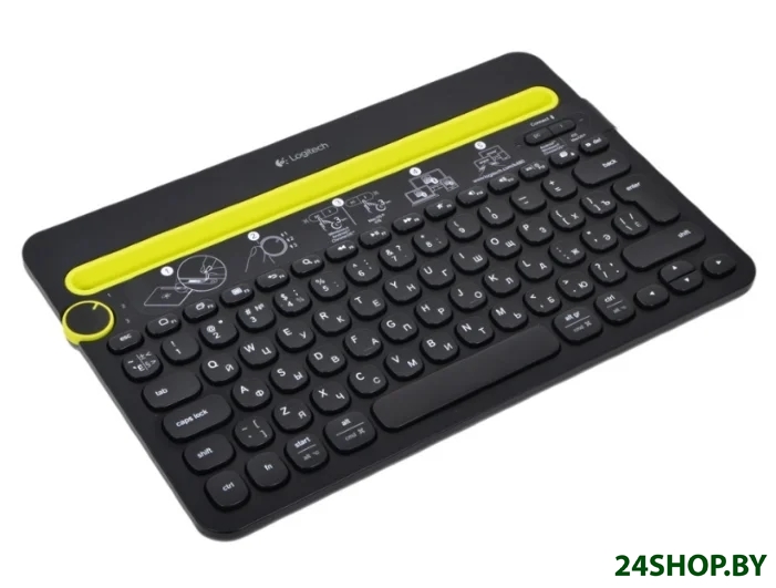 Клавиатура Logitech Bluetooth Multi-Device Keyboard K480 Black (920-006368) Клавиатура Logitech Bluetooth Multi-Device Keyboard K480 Black (920-006368)