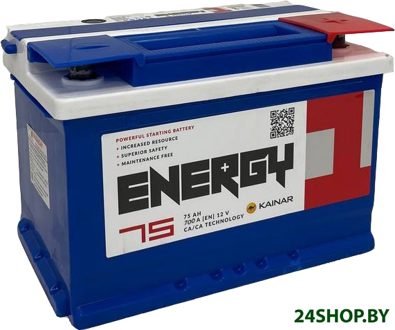Автомобильный аккумулятор Energy One 75 R+ Ca/Ca (75 А·ч) Автомобильный аккумулятор Energy One 75 R+ Ca/Ca (75 А·ч)