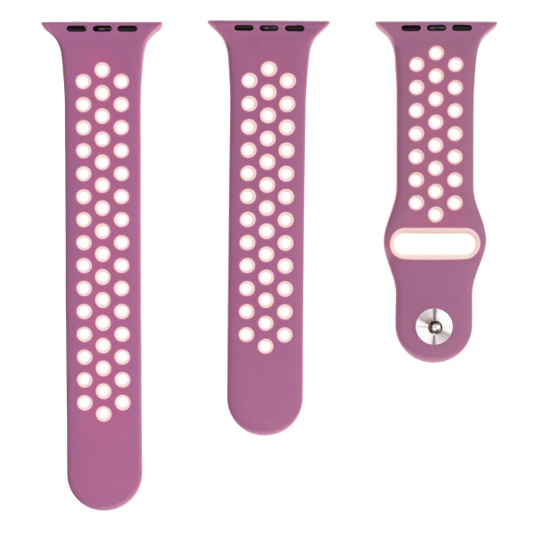 Ремешок Evolution AW44-SP01 для Apple Watch 42/44 мм (light purple/bright pink) Ремешок Evolution AW44-SP01 для Apple Watch 42/44 мм (light purple/bright pink)