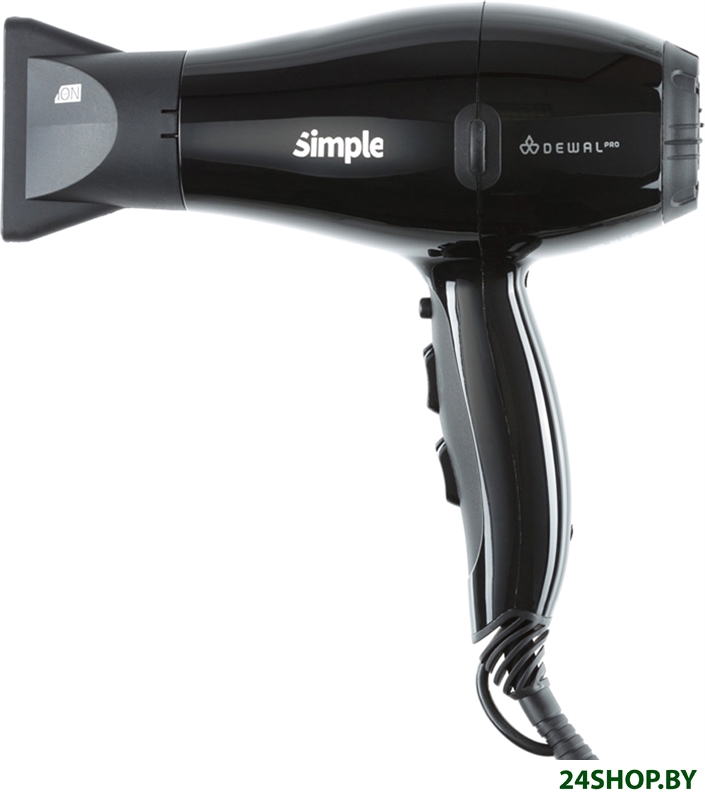 Фен Dewal Simple 03-104 (черный) Фен Dewal Simple 03-104 (черный)