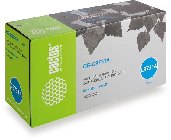 Картридж Cactus CS-C9731A Cyan Картридж Cactus CS-C9731A Cyan