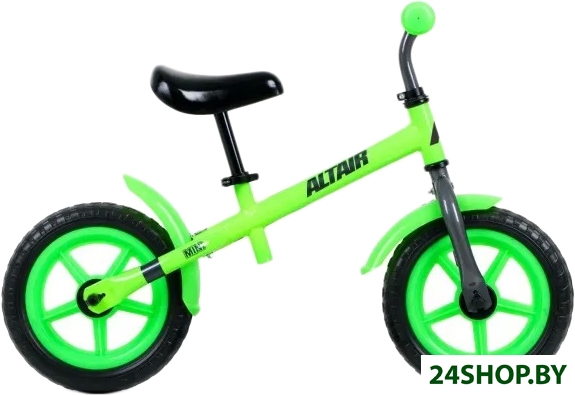 Беговел Altair Mini 12 2022 (зеленый/серый) Беговел Altair Mini 12 2022 (зеленый/серый)
