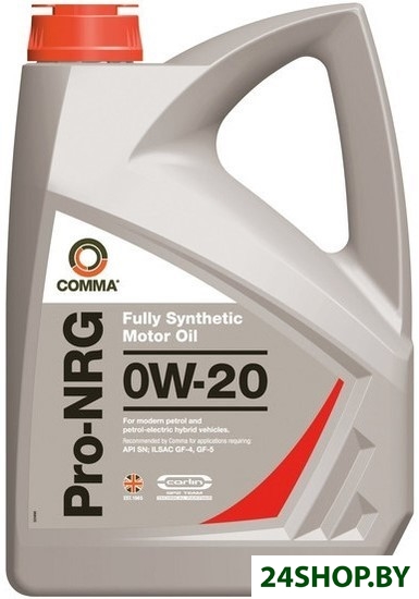 Моторное масло Comma Pro-NRG 0W-20 5л Моторное масло Comma Pro-NRG 0W-20 5л