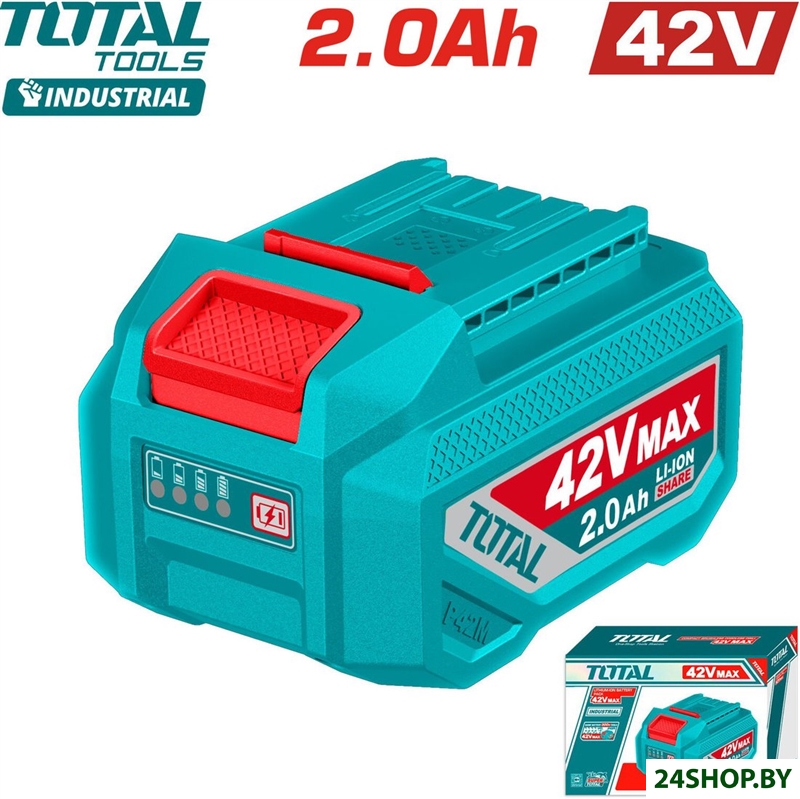 Аккумулятор Total TFBLI42201 (42В/2 Ah) Аккумулятор Total TFBLI42201 (42В/2 Ah)