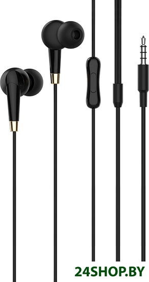 Наушники Hoco M58 (черный/золотистый) Наушники Hoco M58 (черный/золотистый)