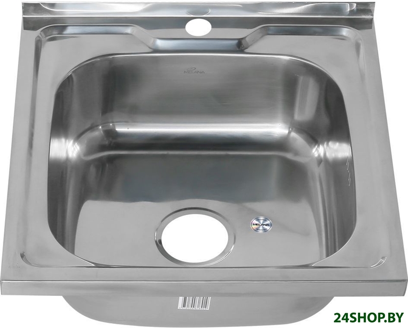 Кухонная мойка Melana MLN-5050 (глубина чаши 18 см., сталь 0.8 мм.) Кухонная мойка Melana MLN-5050 (глубина чаши 18 см., сталь 0.8 мм.)