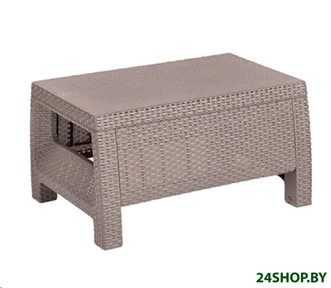 Кофейный столик садовый Keter Corfu Table 241722 (капучино) Кофейный столик садовый Keter Corfu Table 241722 (капучино)