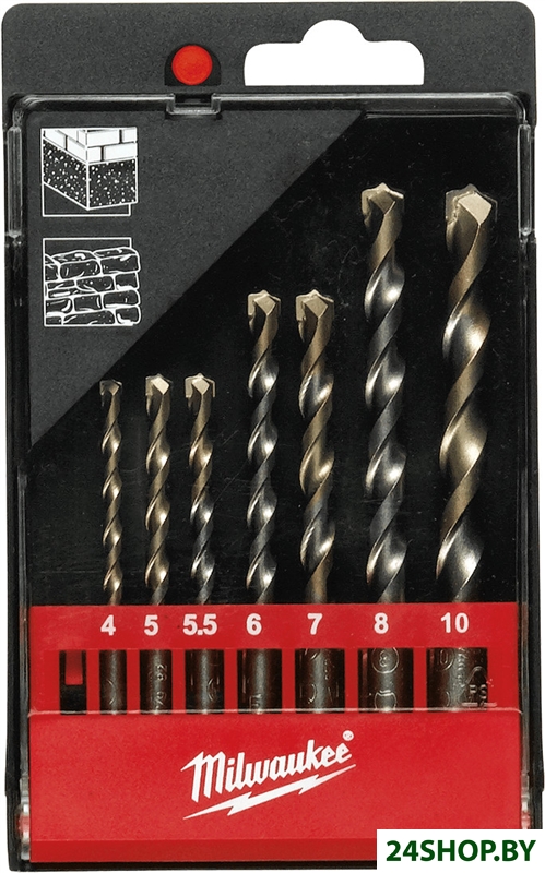 Набор сверл Milwaukee 4932480158 Набор сверл Milwaukee 4932480158