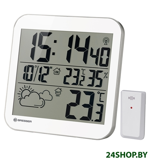 Метеостанция Bresser MyTime LCD (белый) Метеостанция Bresser MyTime LCD (белый)