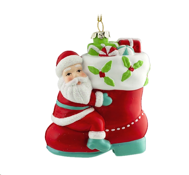 Игрушка Erich Krause Decor Санта на сапоге (47814) Игрушка Erich Krause Decor Санта на сапоге (47814)