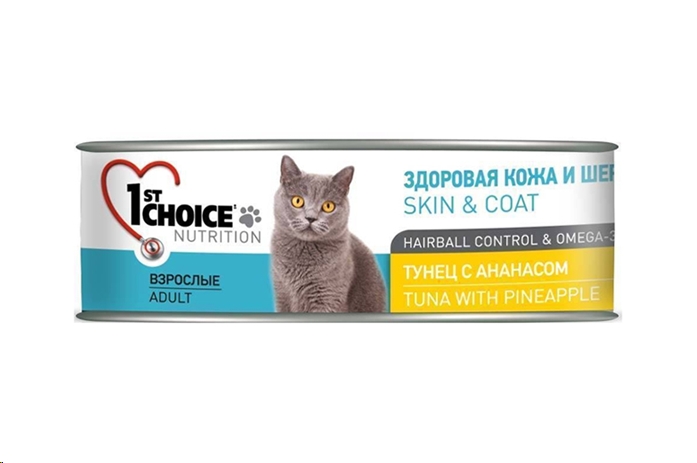 Корм для кошек 1st Choice Adult Tuna and Pineapple (85г) Корм для кошек 1st Choice Adult Tuna and Pineapple (85г)