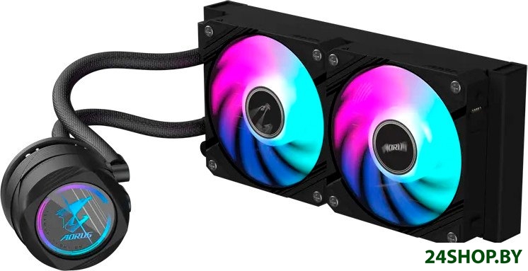 Система жидкостного охлаждения для процессора Gigabyte Aorus Waterforce II 240 Система жидкостного охлаждения для процессора Gigabyte Aorus Waterforce II 240