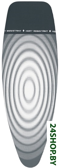 Чехол для гладильной доски Brabantia 266782 (титановые круги) Чехол для гладильной доски Brabantia 266782 (титановые круги)