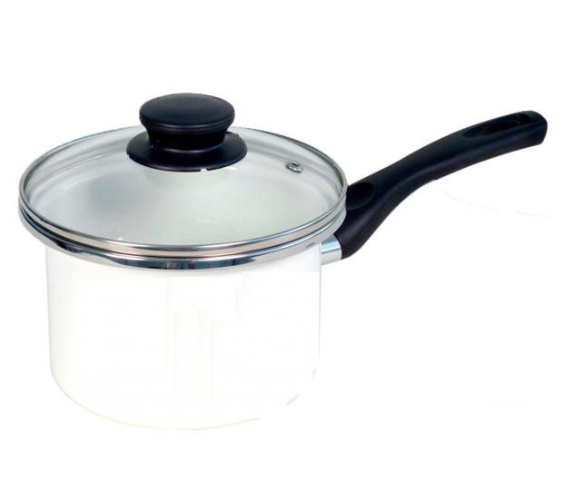 Кастрюля с длинной ручкой Omelia 1-2215412 (белый) Кастрюля с длинной ручкой Omelia 1-2215412 (белый)