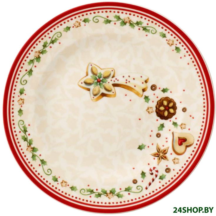 Тарелка десертная Villeroy & Boch Winter Bakery Delight Падающая звезда 14-8612-2642 Тарелка десертная Villeroy & Boch Winter Bakery Delight Падающая звезда 14-8612-2642
