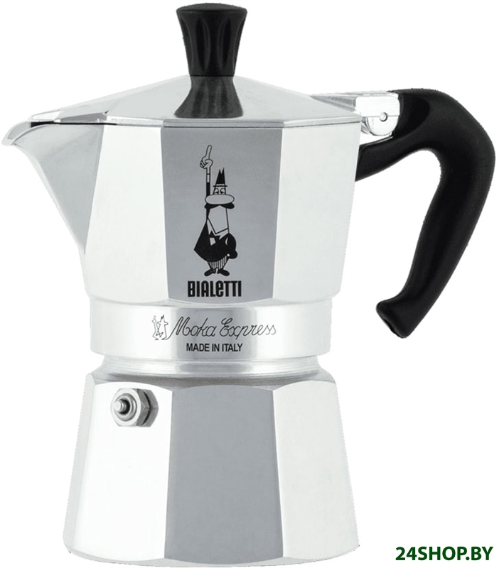 Гейзерная кофеварка Bialetti Moka Express (1 порция) Гейзерная кофеварка Bialetti Moka Express (1 порция)