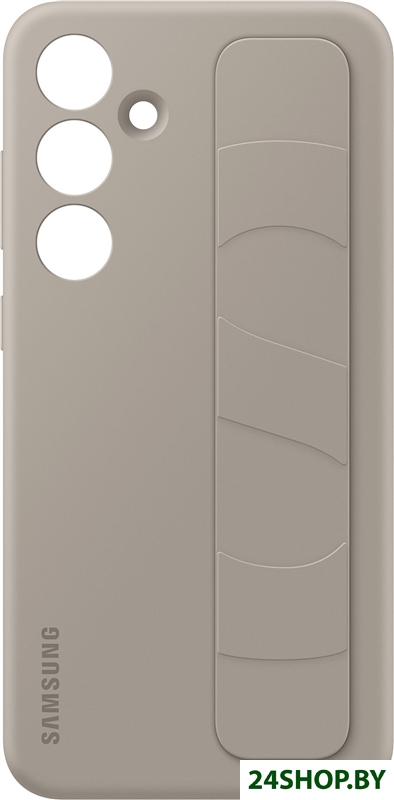 Чехол для телефона Samsung Standing Grip Case S24+ (серо-коричневый) Чехол для телефона Samsung Standing Grip Case S24+ (серо-коричневый)