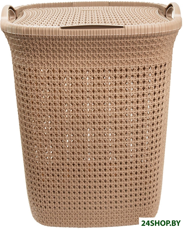 Корзина Эльфпласт Paola 37 л (бежевый) Корзина Эльфпласт Paola 37 л (бежевый)