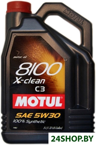 Моторное масло Motul 8100 X-clean 5W-30 5л Моторное масло Motul 8100 X-clean 5W-30 5л