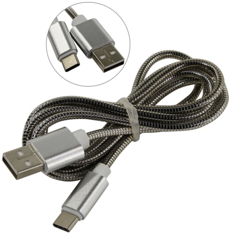 Кабель Smartbuy iK-3112 Silver met (1.2 м) Кабель Smartbuy iK-3112 Silver met (1.2 м)