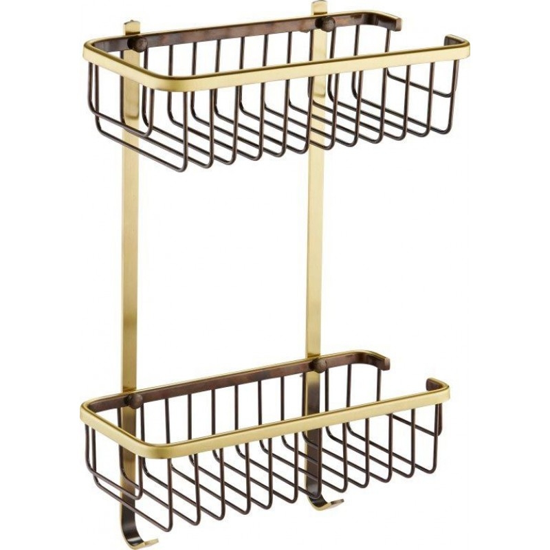 Полка двойная ZorG AZR U-3 BR Полка двойная ZorG AZR U-3 BR