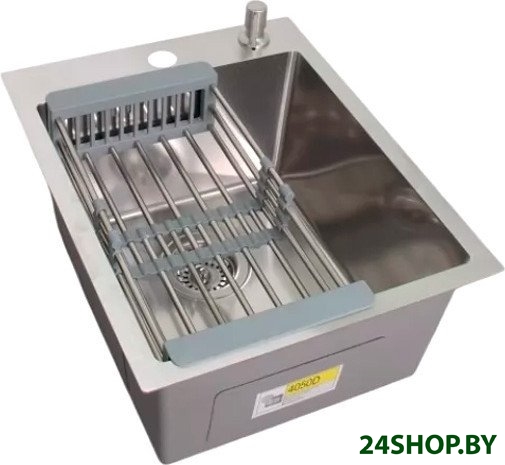 Кухонная мойка Wisent WS-34050D/GER013 (с сифоном, дозатором и коландером) Кухонная мойка Wisent WS-34050D/GER013 (с сифоном, дозатором и коландером)